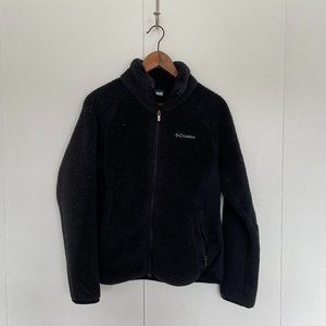 Columbia Black Wooly Jacket- M